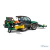 Scuturător de nuci Monchiero VL08 montat pe tractor, cu capul de scuturare și periile frontale