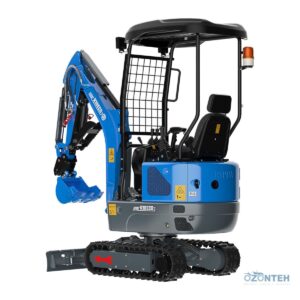 RIPPA R10 ECO cu copertină, vedere din spate la trei sferturi